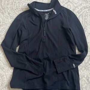 BULA Black Base Layer Long Sleeve Top Size Medium